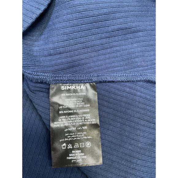 Simkhai 'Palma' Blue Scoop Neck Tank Top Size S - NWT - Picture 5 of 5